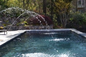 Swimming Pool Waterfeature- Deck Jets