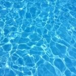 inground pool blue water