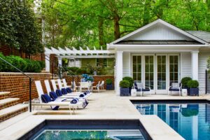 luxury backyard