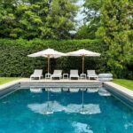 Award winning pool designed by Town and Country Pools in Maryland.