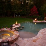 poolside landscaping